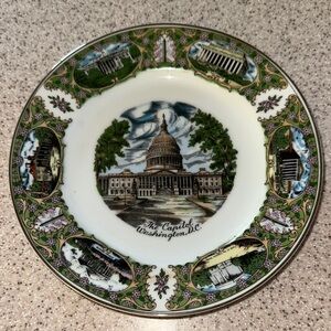 ✨ The Capitol Washington D.C. Decorative Souvenir Plate 7.5”